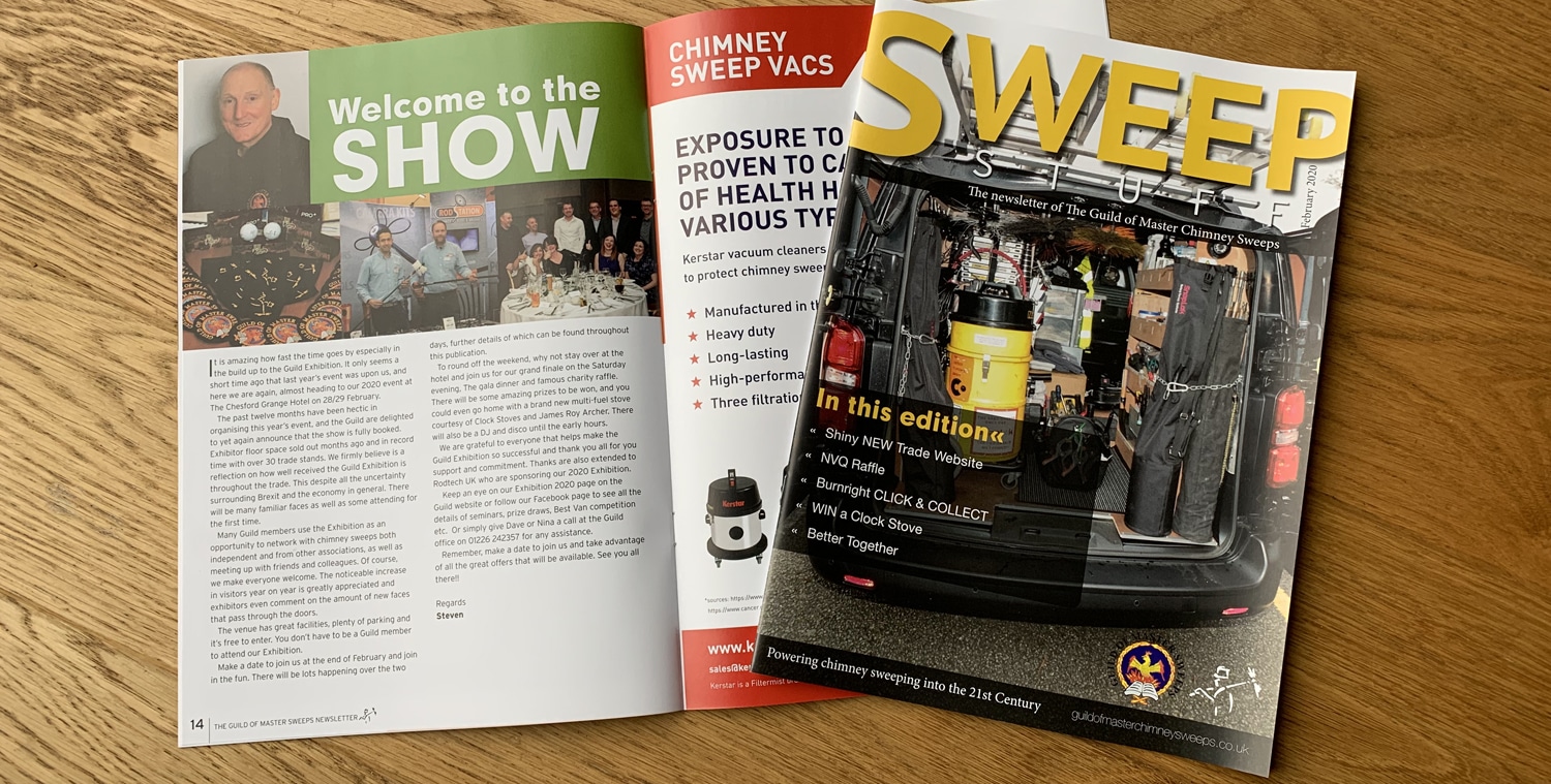 Latest Sweep Stuff magazine – Feb 2020